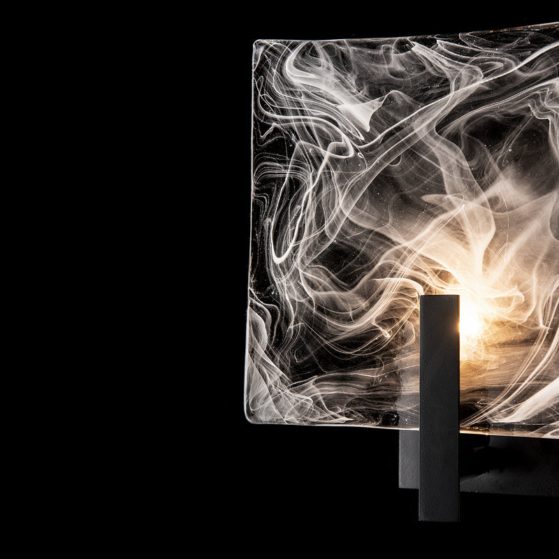 Hubbardton Forge 201310-SKT-10-YR0699 One Light Bath Sconce, Black