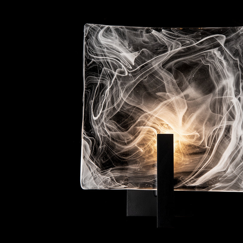 Hubbardton Forge 201310-SKT-10-YR0699 One Light Bath Sconce, Black