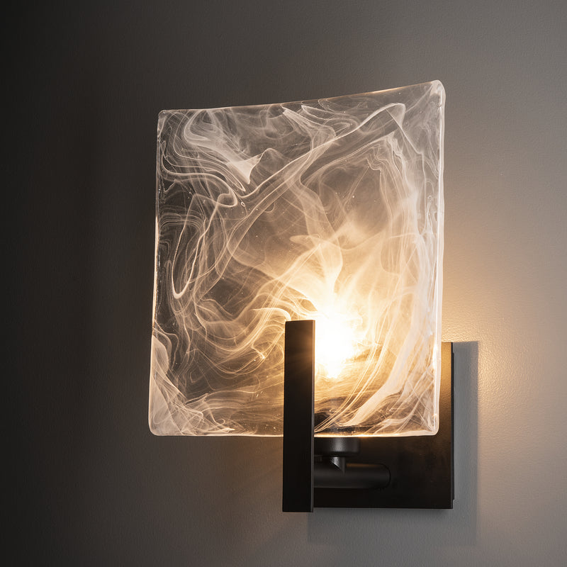 Hubbardton Forge 201310-SKT-10-YR0699 One Light Bath Sconce, Black