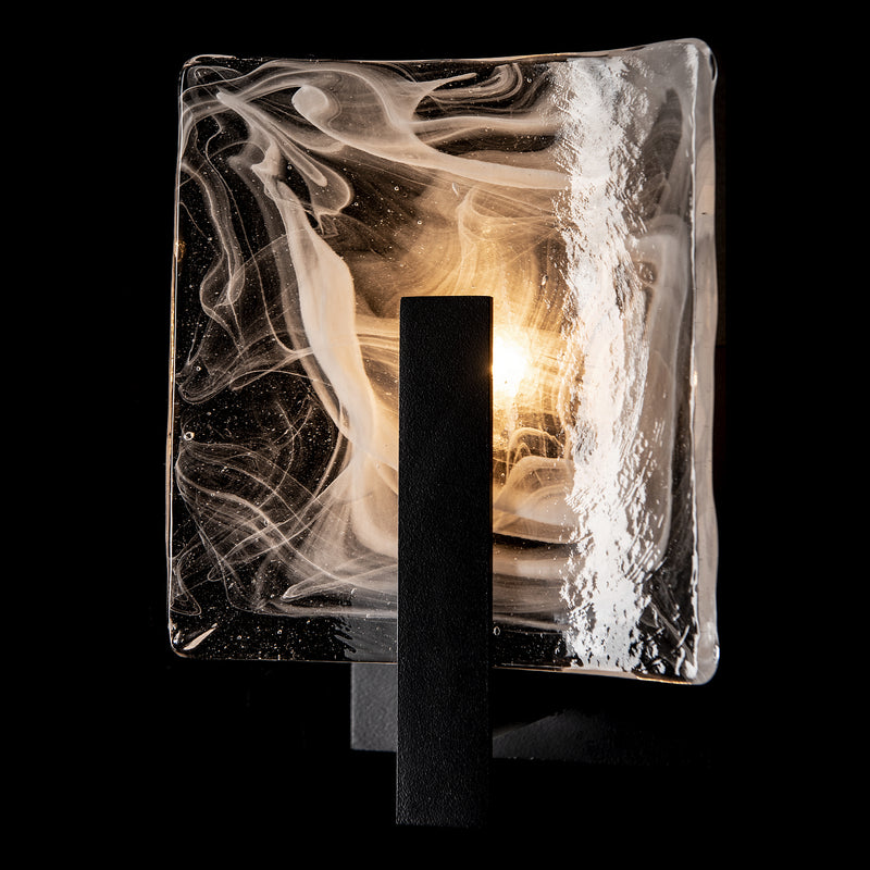 Hubbardton Forge 201311-SKT-10-YR0719 One Light Bath Sconce, Black