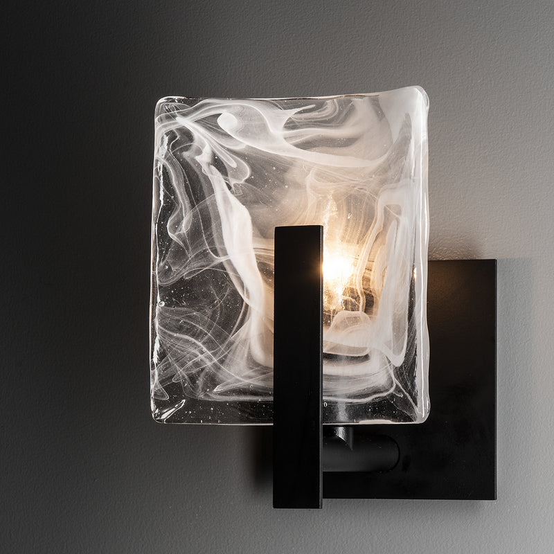 Hubbardton Forge 201311-SKT-10-YR0719 One Light Bath Sconce, Black