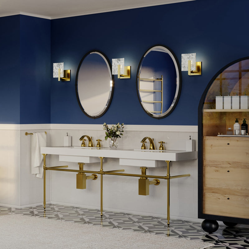 Hubbardton Forge 201311-SKT-86-YR0719 One Light Bath Sconce, Modern Brass