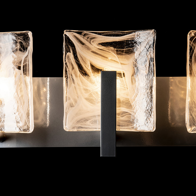 Hubbardton Forge 201313-SKT-85-YR0719 Five Light Bath Sconce, Sterling