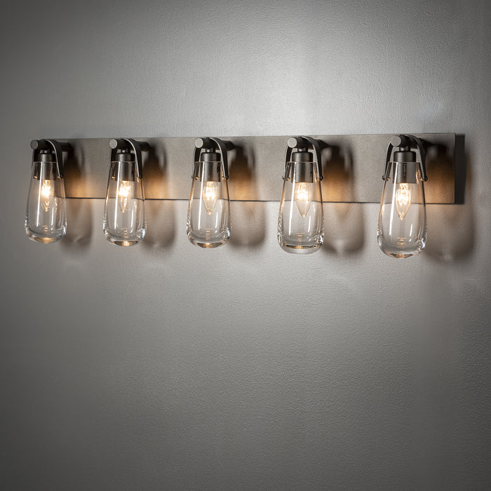 Hubbardton Forge 201333-SKT-14-ZM0718 Five Light Bath Sconce, Oil Rubbed Bronze