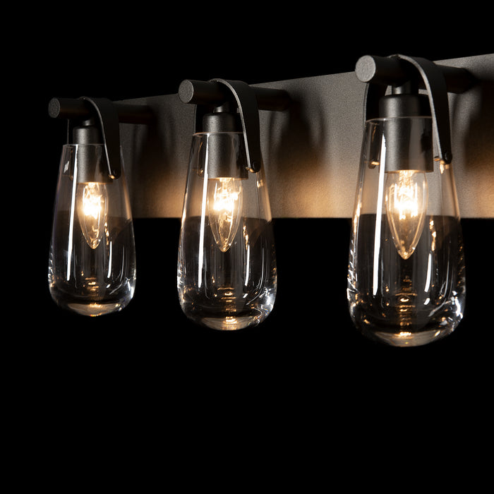 Hubbardton Forge 201333-SKT-14-ZM0718 Five Light Bath Sconce, Oil Rubbed Bronze