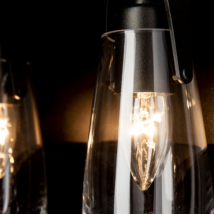 Hubbardton Forge 201333-SKT-14-ZM0718 Five Light Bath Sconce, Oil Rubbed Bronze