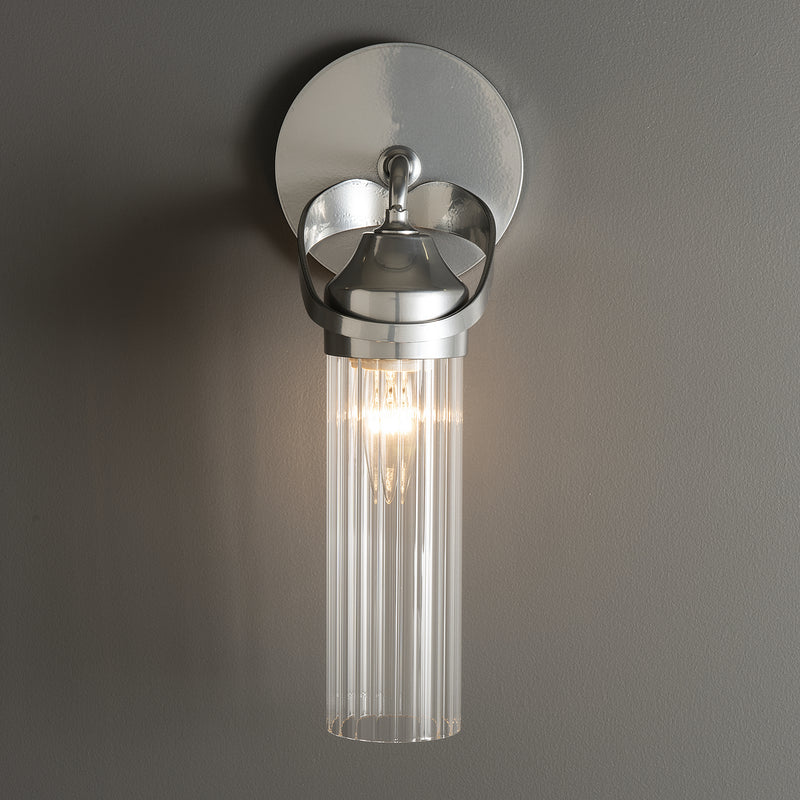 Hubbardton Forge 201344-SKT-85-ZM0634 One Light Bath Sconce, Sterling