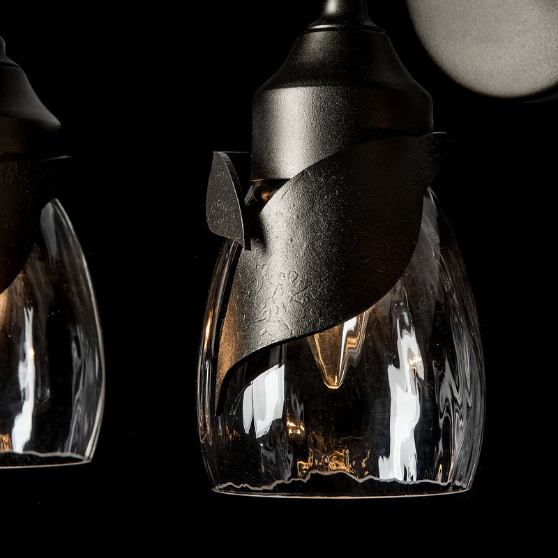 Hubbardton Forge 201352-SKT-14-LL0330 Three Light Bath Sconce, Oil Rubbed Bronze