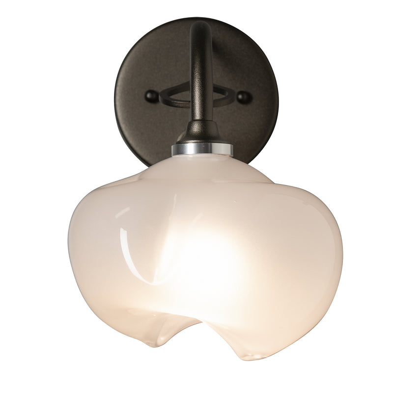 Hubbardton Forge 201371-SKT-14-FD0710 One Light Wall Sconce, Oil Rubbed Bronze