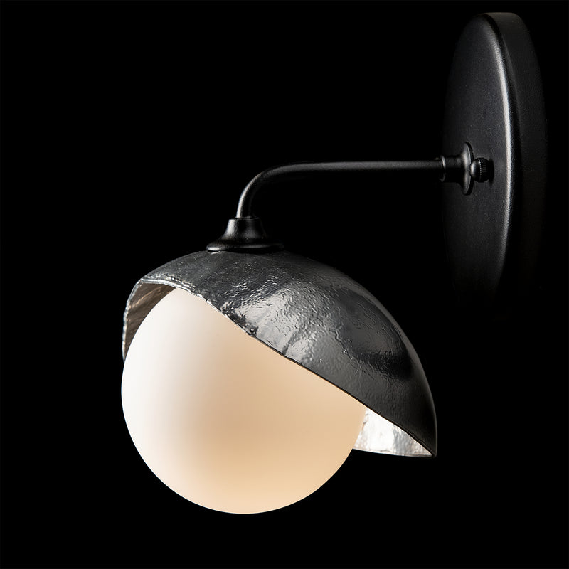 Hubbardton Forge 201372-SKT-10-85-GG0711 One Light Bath Sconce, Black