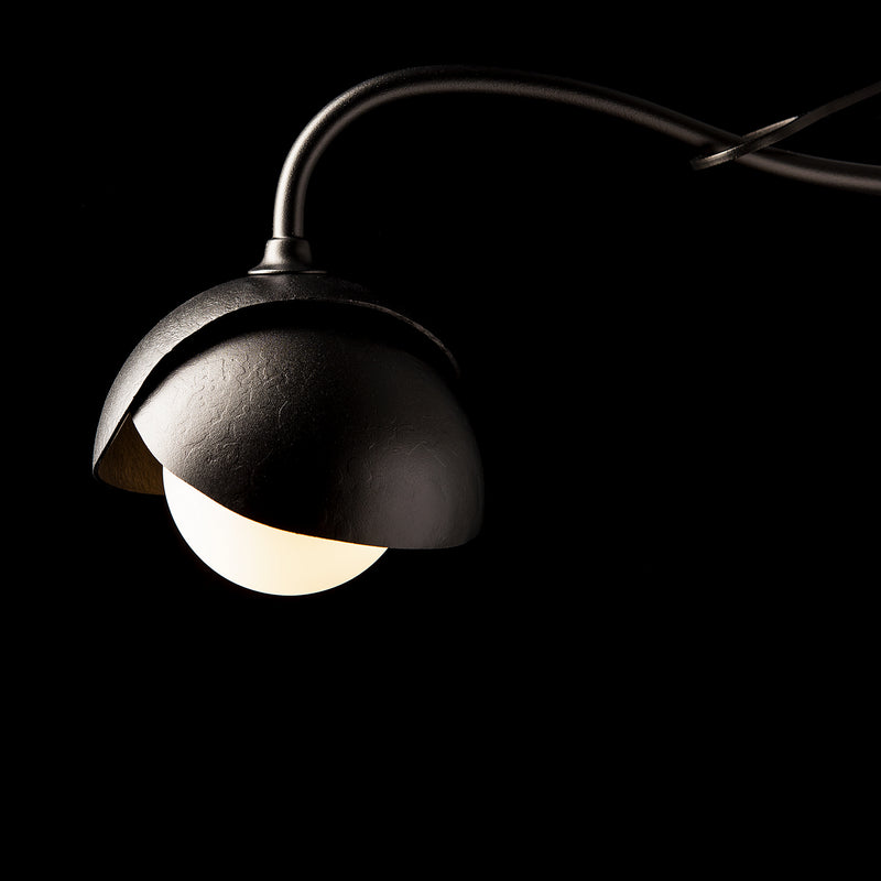 Hubbardton Forge 201377-SKT-14-14-GG0711 One Light Wall Sconce, Oil Rubbed Bronze