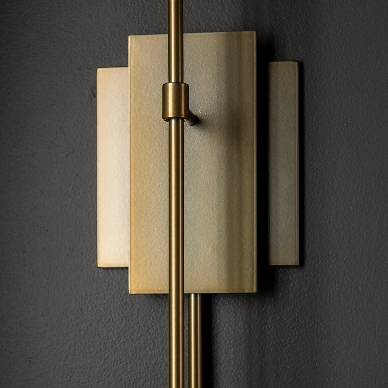 Hubbardton Forge 203050-SKT-86 One Light Wall Sconce, Modern Brass