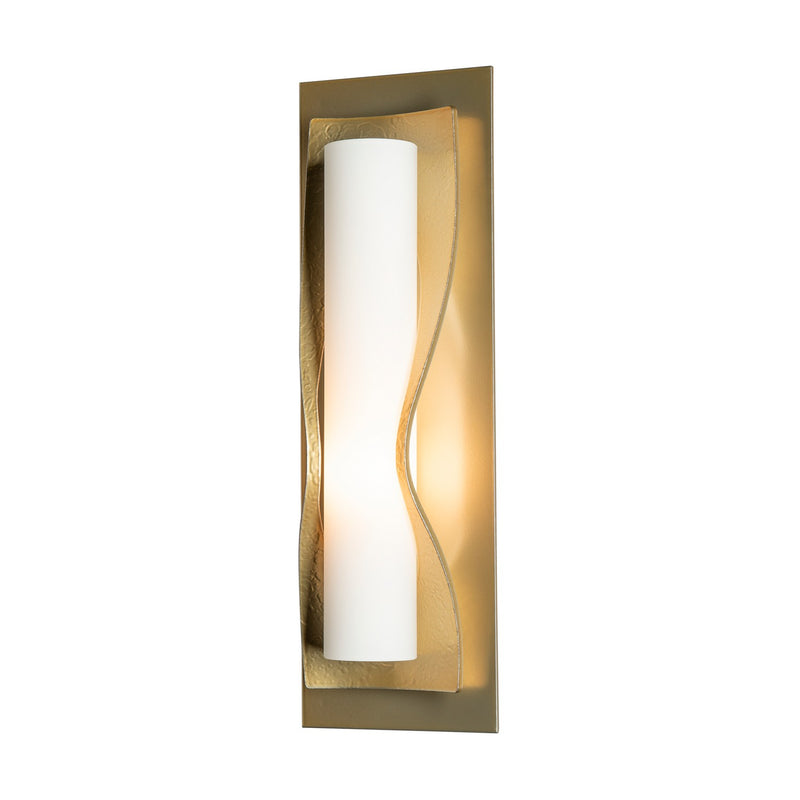 Hubbardton Forge 204790-SKT-86-GG0301 One Light Wall Sconce, Modern Brass