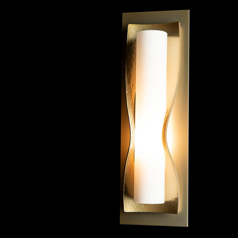 Hubbardton Forge 204790-SKT-86-GG0301 One Light Wall Sconce, Modern Brass
