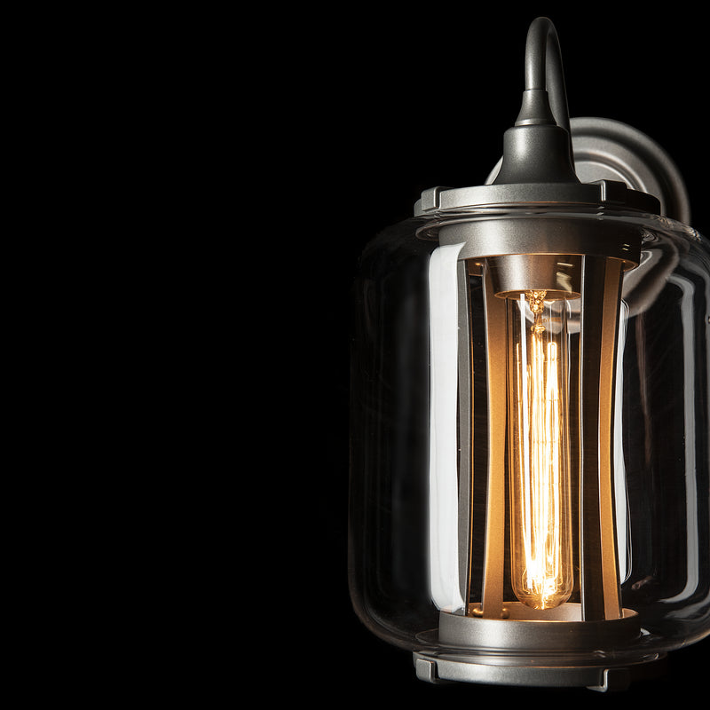 Hubbardton Forge 302551-SKT-78-ZM0723 One Light Outdoor Wall Sconce, Coastal Burnished Steel