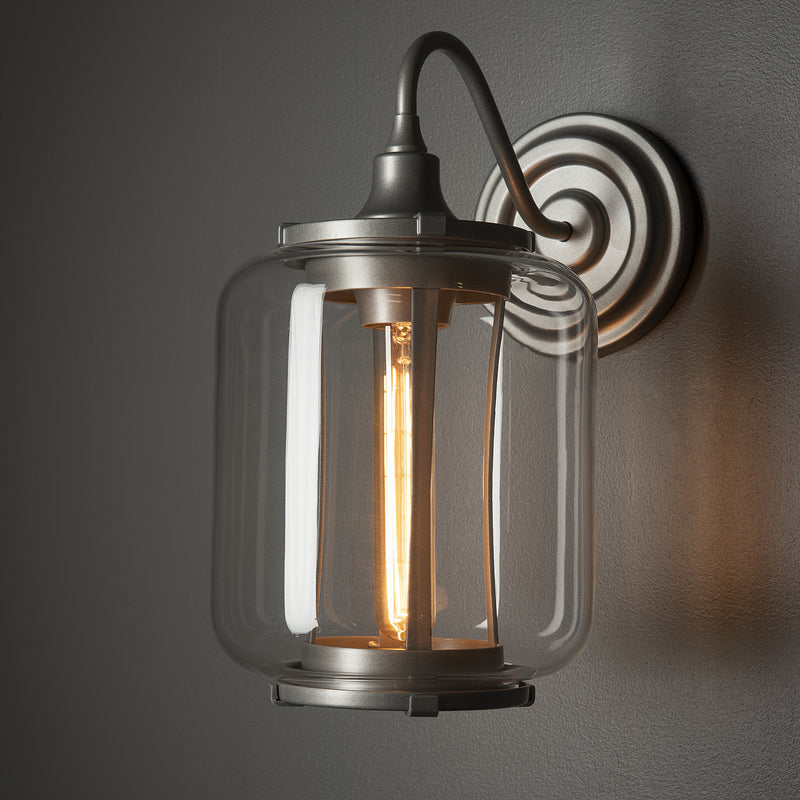 Hubbardton Forge 302551-SKT-78-ZM0723 One Light Outdoor Wall Sconce, Coastal Burnished Steel