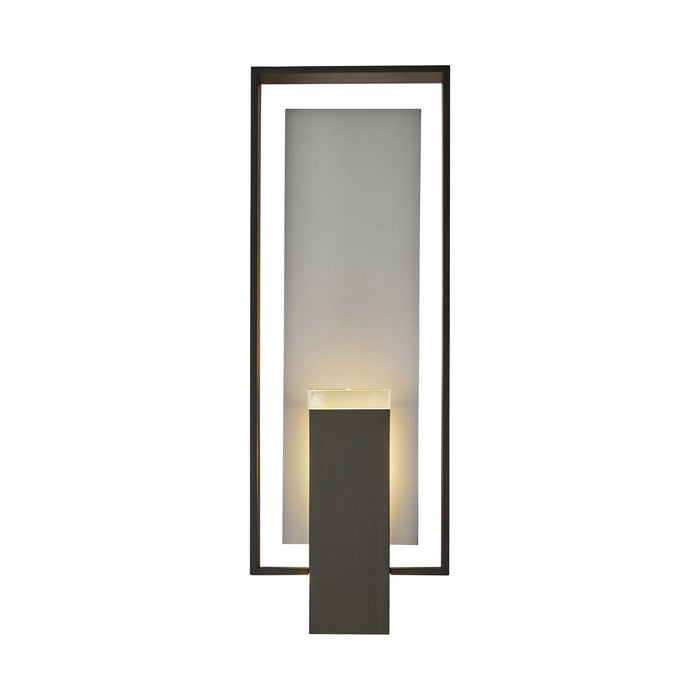 Hubbardton Forge 302605-SKT-80-78-ZM0546 Two Light Outdoor Wall Sconce, Coastal Black