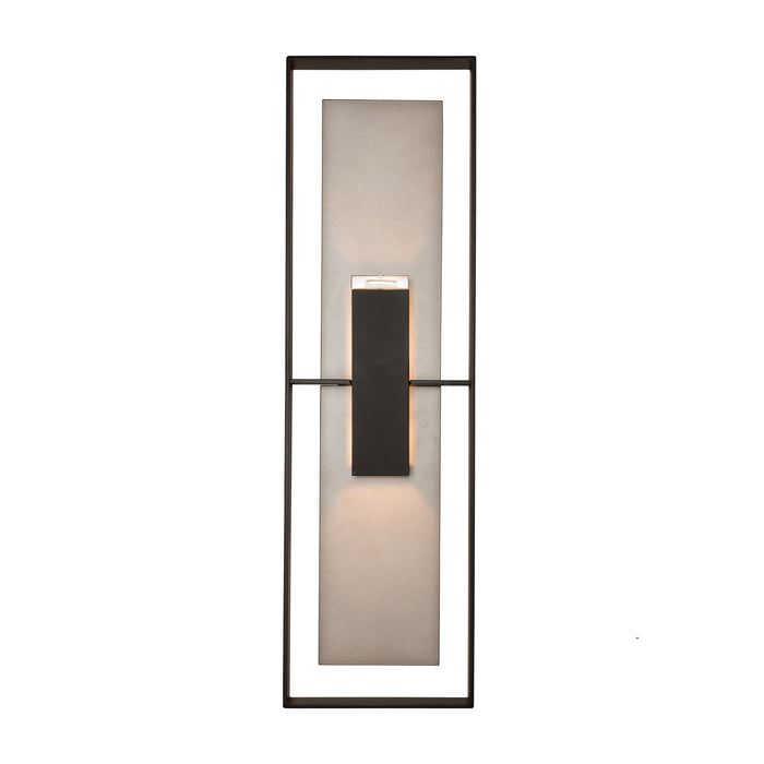 Hubbardton Forge 302607-SKT-80-78-ZM0546 Two Light Outdoor Wall Sconce, Coastal Black