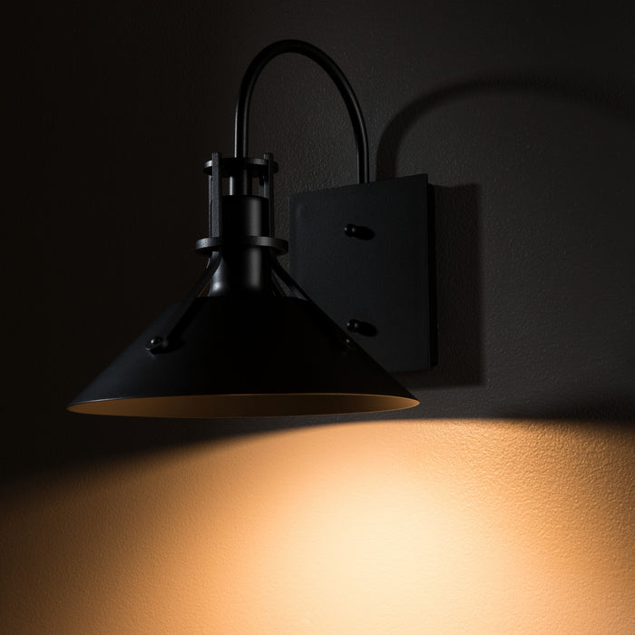 Hubbardton Forge 302711-SKT-80 One Light Outdoor Wall Sconce, Coastal Black