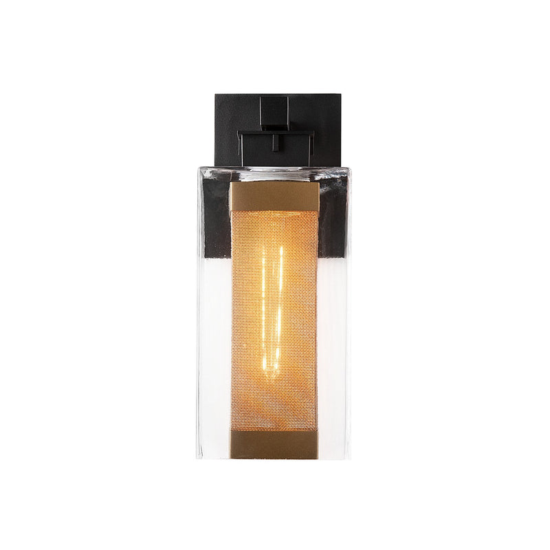 Hubbardton Forge 304852-SKT-80-70-ZM0093 One Light Outdoor Wall Sconce, Coastal Black