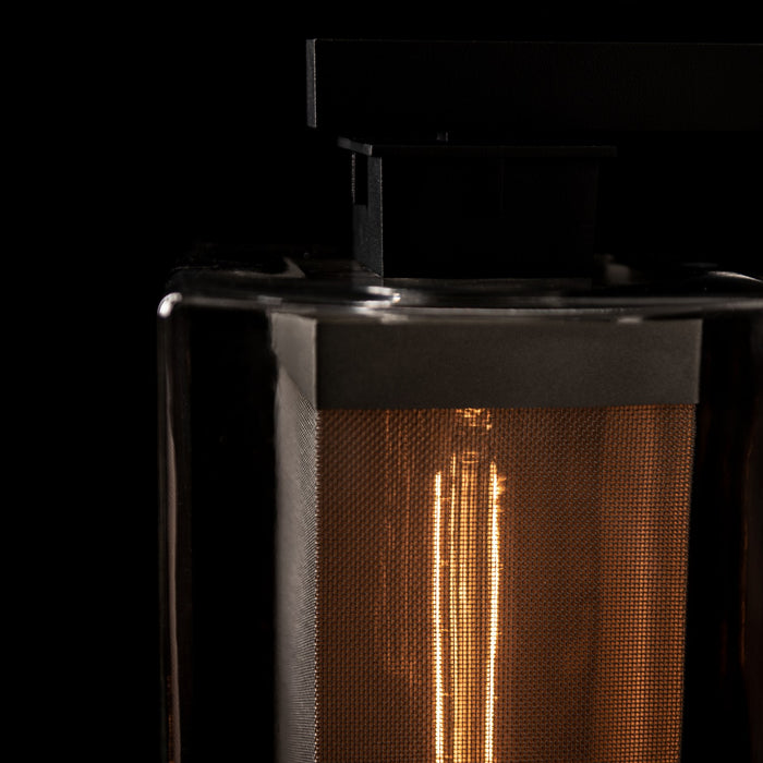 Hubbardton Forge 304854-SKT-80-72-ZM0707 One Light Outdoor Wall Sconce, Coastal Black