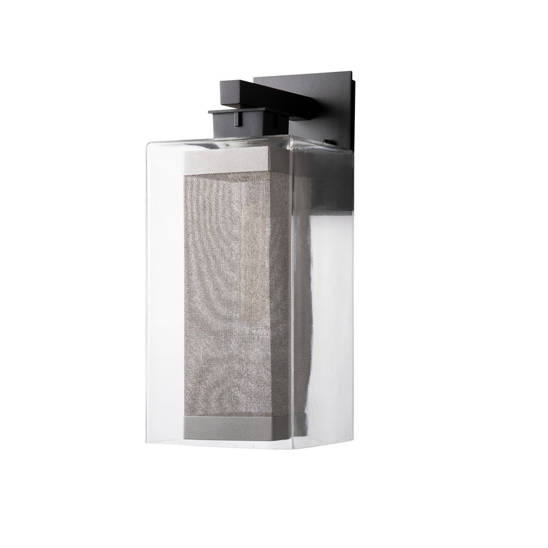 Hubbardton Forge 304854-SKT-80-72-ZM0707 One Light Outdoor Wall Sconce, Coastal Black