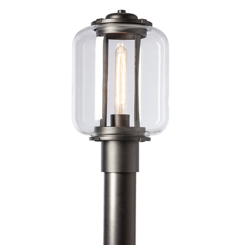 Hubbardton Forge 342553-SKT-14-ZM0724 One Light Outdoor Post Mount, Coastal Oil Rubbed Bronze