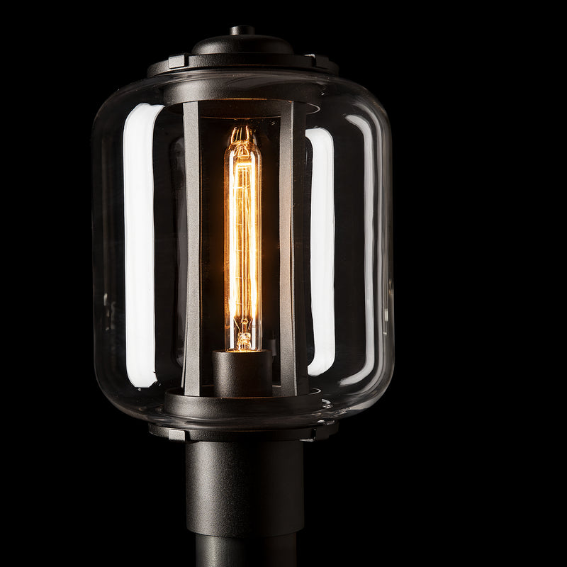 Hubbardton Forge 342553-SKT-14-ZM0724 One Light Outdoor Post Mount, Coastal Oil Rubbed Bronze