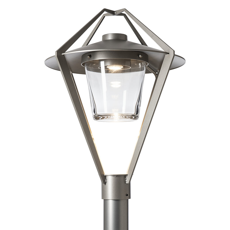 Hubbardton Forge 342651-SKT-78-ZM0727 One Light Outdoor Post Mount, Coastal Burnished Steel