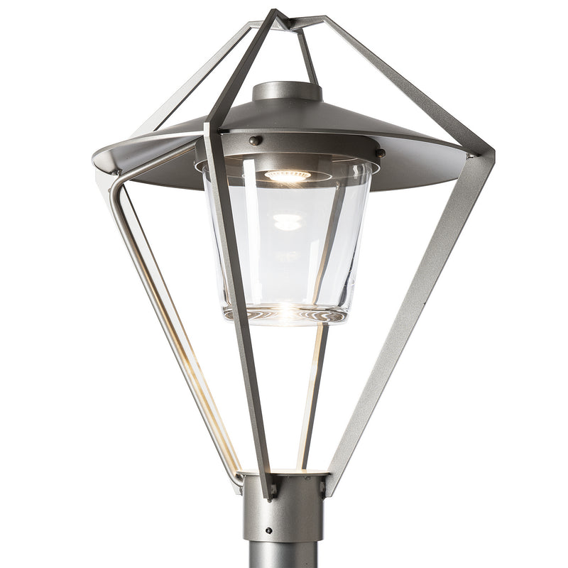Hubbardton Forge 342651-SKT-78-ZM0727 One Light Outdoor Post Mount, Coastal Burnished Steel