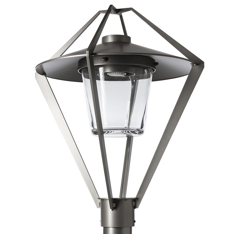 Hubbardton Forge 342651-SKT-78-ZM0727 One Light Outdoor Post Mount, Coastal Burnished Steel