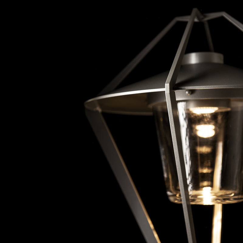 Hubbardton Forge 342651-SKT-78-ZM0727 One Light Outdoor Post Mount, Coastal Burnished Steel