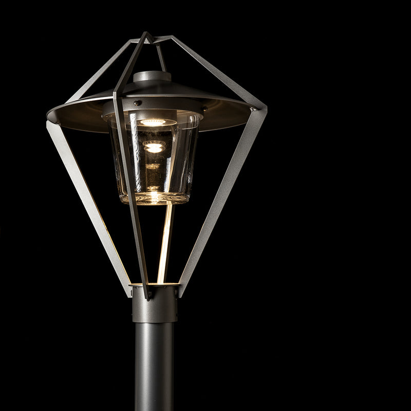 Hubbardton Forge 342651-SKT-78-ZM0727 One Light Outdoor Post Mount, Coastal Burnished Steel