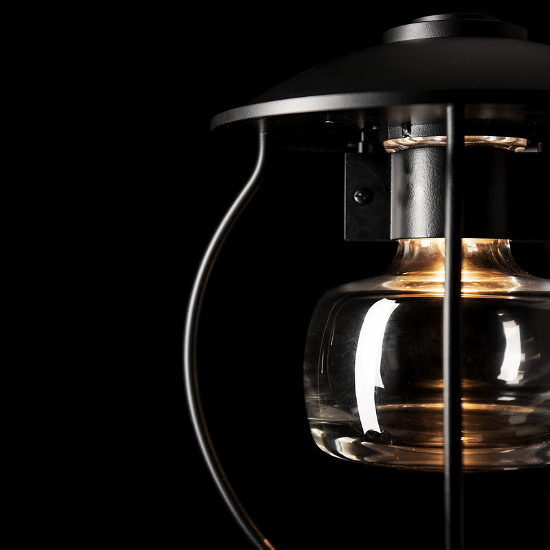 Hubbardton Forge 344810-SKT-80-ZM0447 One Light Outdoor Post Mount, Coastal Black