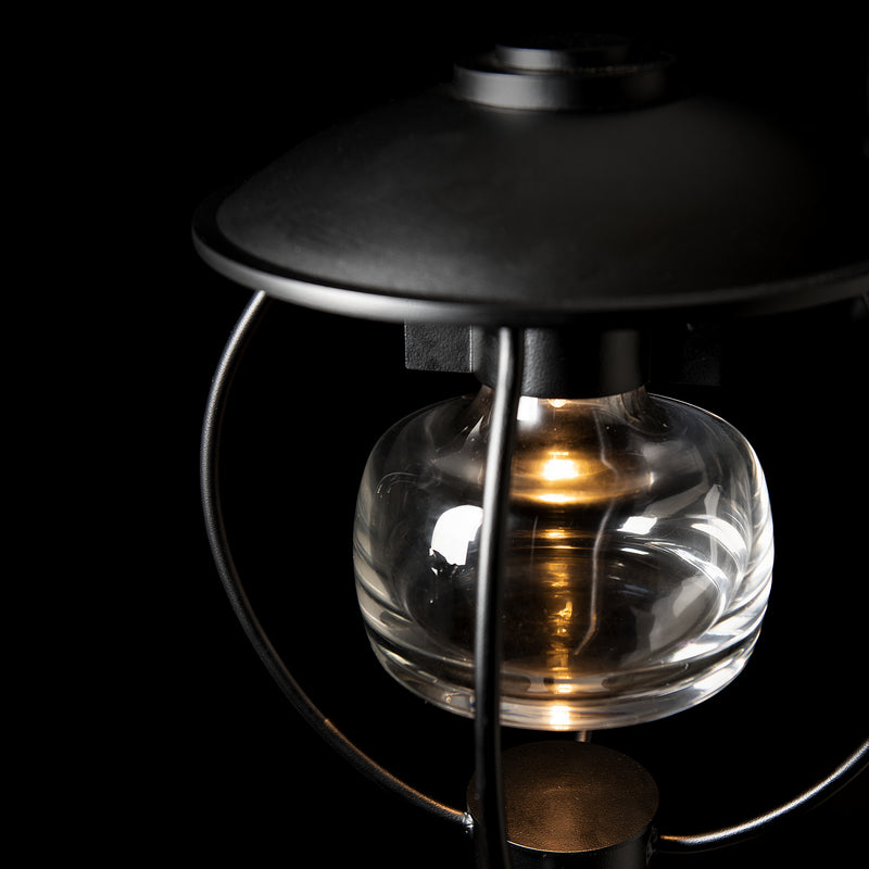 Hubbardton Forge 344810-SKT-80-ZM0447 One Light Outdoor Post Mount, Coastal Black