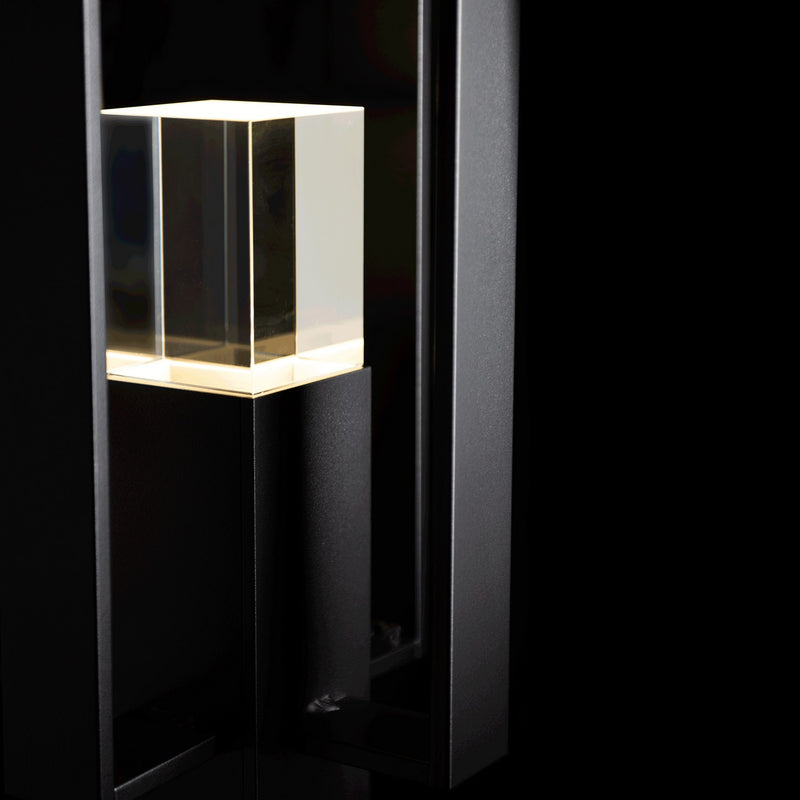 Hubbardton Forge 344830-SKT-80-72-ZM0687 One Light Outdoor Post Mount, Coastal Black