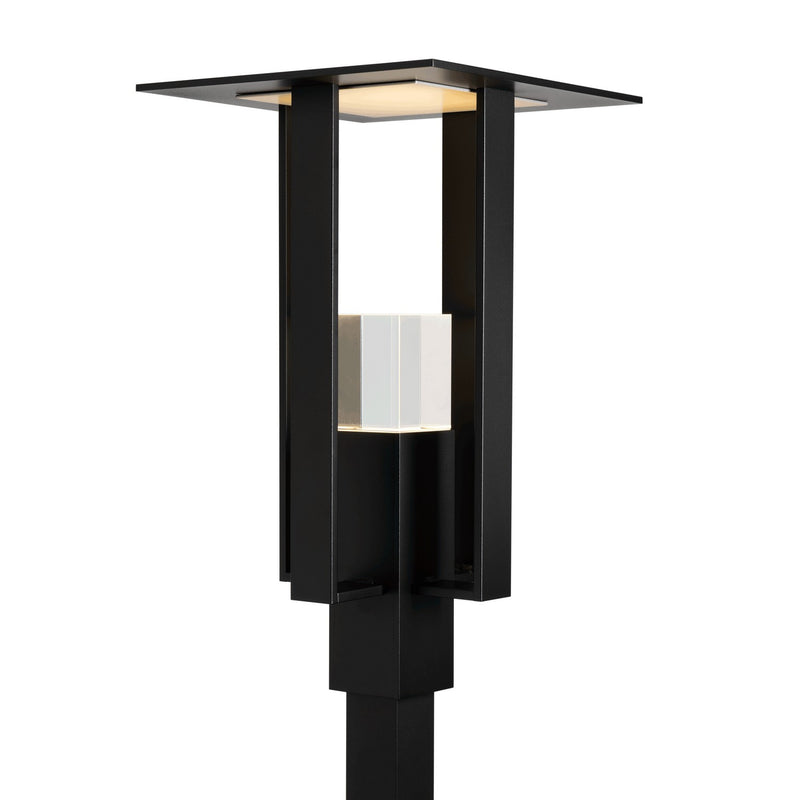 Hubbardton Forge 344830-SKT-80-72-ZM0687 One Light Outdoor Post Mount, Coastal Black