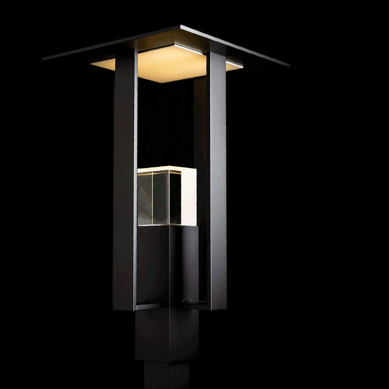 Hubbardton Forge 344830-SKT-80-72-ZM0687 One Light Outdoor Post Mount, Coastal Black