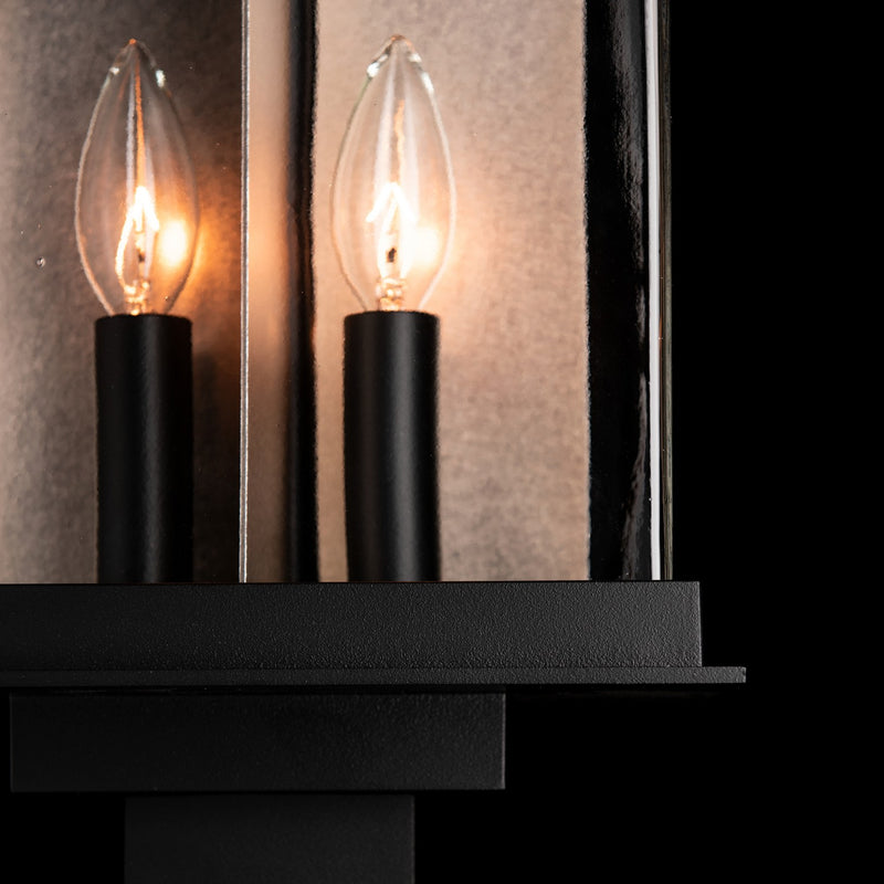 Hubbardton Forge 344840-SKT-80-83-ZM0703 Four Light Outdoor Post Mount, Coastal Black