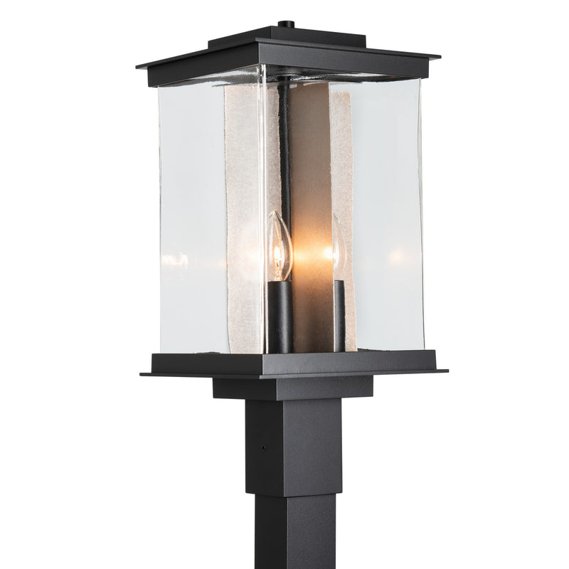 Hubbardton Forge 344840-SKT-80-83-ZM0703 Four Light Outdoor Post Mount, Coastal Black