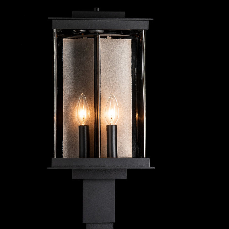 Hubbardton Forge 344840-SKT-80-83-ZM0703 Four Light Outdoor Post Mount, Coastal Black