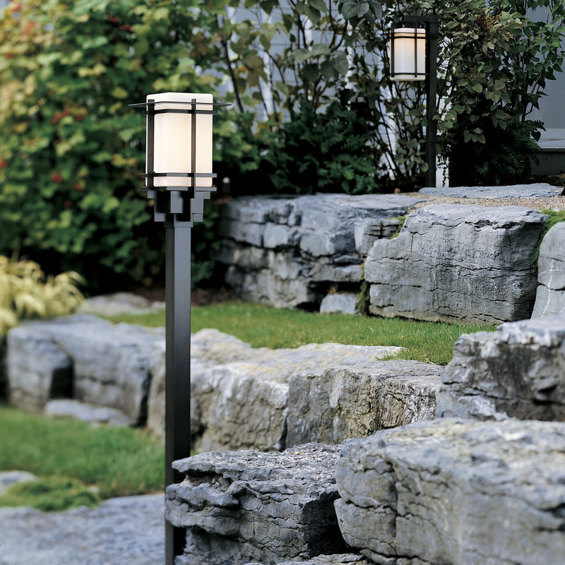 Hubbardton Forge 346011-SKT-80-GG0076 One Light Outdoor Post Mount, Coastal Black
