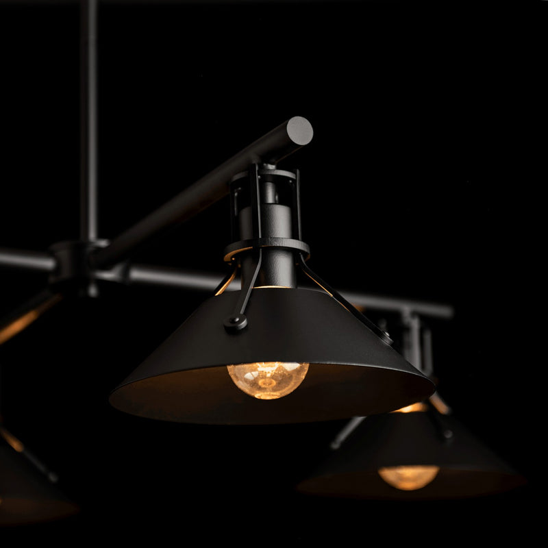 Hubbardton Forge 364210-SKT-MULT-80 Four Light Outdoor Pendant, Coastal Black