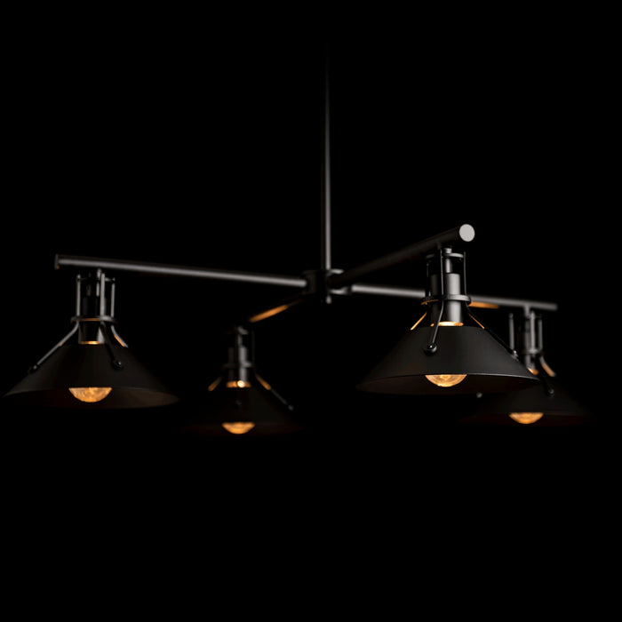 Hubbardton Forge 364210-SKT-MULT-80 Four Light Outdoor Pendant, Coastal Black