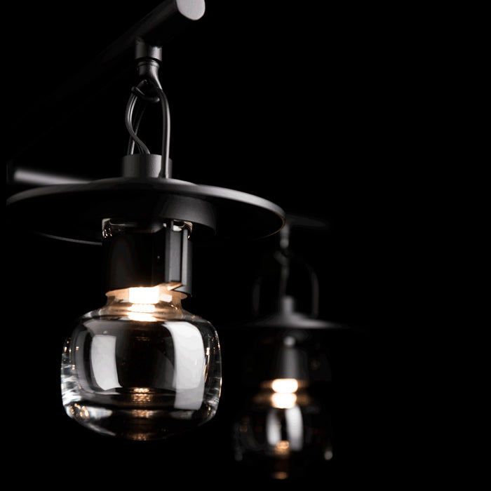 Hubbardton Forge 364212-SKT-MULT-80-ZM0435 LED Outdoor Pendant, Coastal Black