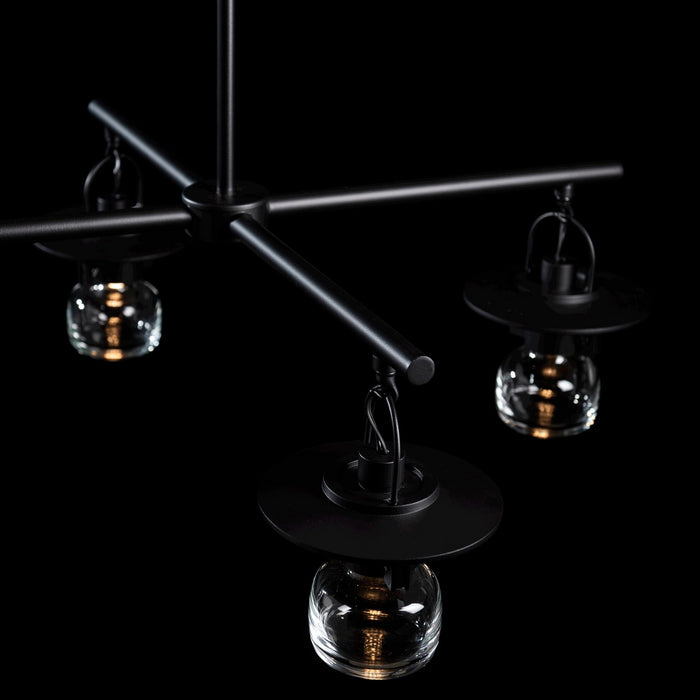 Hubbardton Forge 364212-SKT-MULT-80-ZM0435 LED Outdoor Pendant, Coastal Black