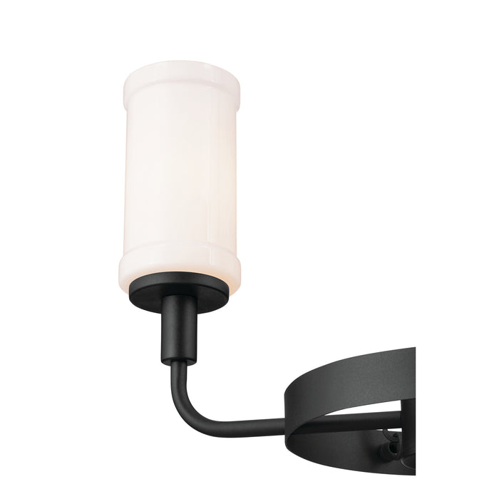 Kichler 52450BKT Three Light Mini Chandelier, Textured Black