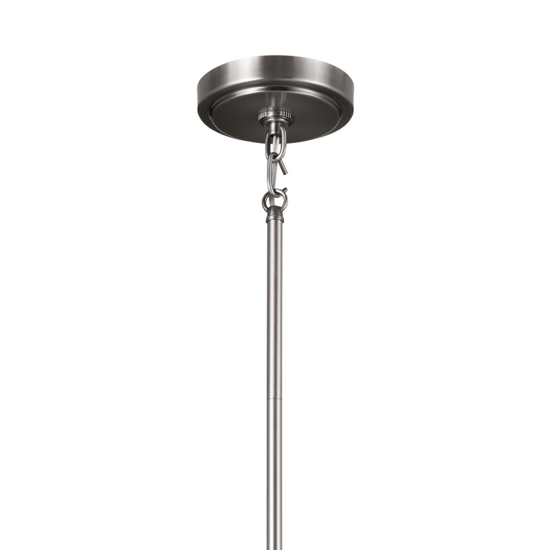 Kichler 52450CLP Three Light Mini Chandelier, Classic Pewter