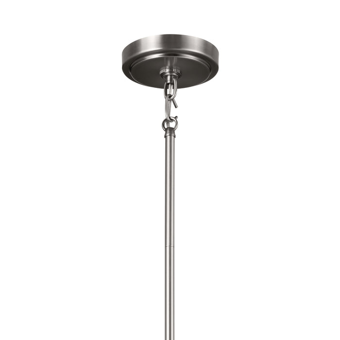 Kichler 52450CLP Three Light Mini Chandelier, Classic Pewter