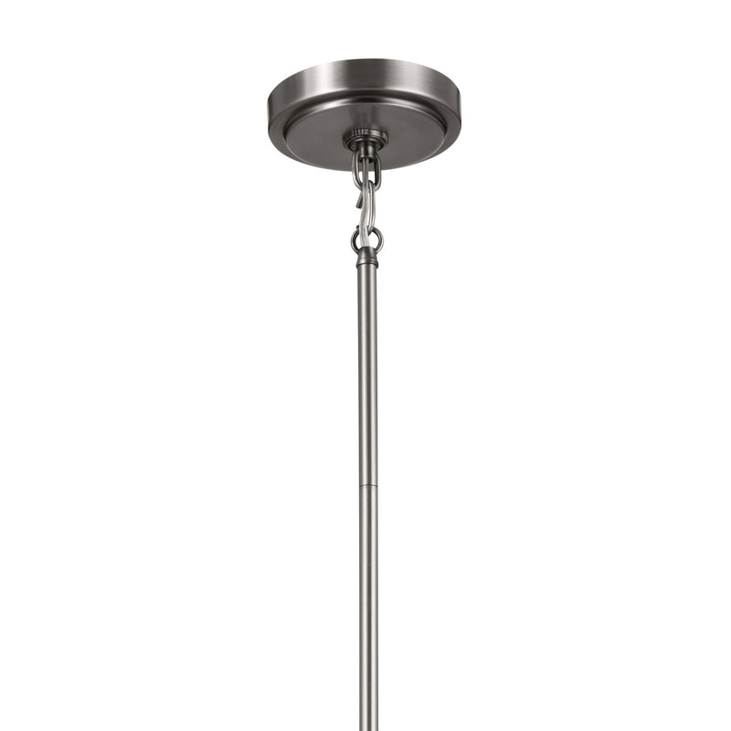 Kichler 52451CLP Six Light Chandelier, Classic Pewter